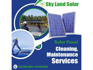 Solar panel cleaning and maintenance services jaffna