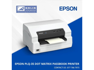 EPSON PLQ 35 passbook printer sale jaffna